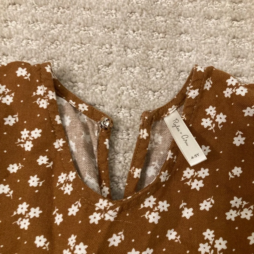 Rylee + Cru Floral Girls Dress 4-5 - Picture 2 of 3